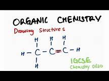 Video thumbnail for IGCSE Chemistry 0620 | Drawing/Naming Organic Chemistry Structures