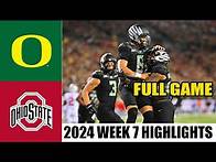 Video thumbnail for Oregon Ducks vs. Ohio State Buckeyes [FULL GAME] Week 7 Highlights | College Football 2024
