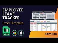 Video thumbnail for Employee Leave Tracker & Vacation Planner | Manage Staff Holidays Easily in Excel