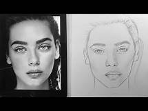 Video thumbnail for How to draw Perfect Face Outline for Beginners | Portrait Outline with Simple and Easy Technique