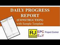 Video thumbnail for Daily Progress Report (Construction)