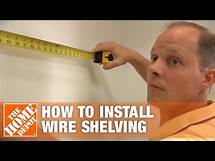 Video thumbnail for How To Install Wire Shelving | The Home Depot