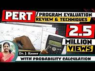 Video thumbnail for PERT - Program Evaluation Review and Technique in Project Management || Operations research