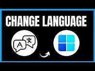 Video thumbnail for How to Change Language in Windows 11 Operating System | Language Settings Tutorial 2024