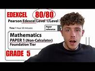 Video thumbnail for GCSE Maths Edexcel Foundation Paper 1 in 20 Minutes! | How to get a Grade 5