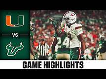 Video thumbnail for Miami vs. South Florida Game Highlights | 2024 ACC Football