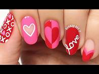 Video thumbnail for 5 Cute Valentine's Day Nail Art Ideas!