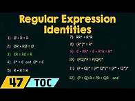 Video thumbnail for Identities of Regular Expression