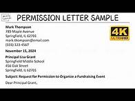 Video thumbnail for How To Write Permission Letter with Sample and Explanation | Writing Tutorials