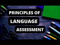 Video thumbnail for Principles of Language Assessment | VALIDITY | RELIABILITY | AUTHENTICITY | PRACTICALITY | WASHBACK