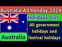 Video thumbnail for Australia public holidays in 2024