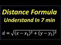 Video thumbnail for Learn The Distance Formula In 7 Minutes (FAST REVIEW)