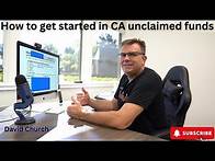 Video thumbnail for How to get started in CA unclaimed funds:A live question on a coaching call | California stare funds