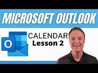 Video thumbnail for How to use Microsoft Outlook Calendar - Tutorial for Beginners