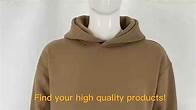 Video thumbnail for Custom Heavyweight Oversized Hoodie for Women 380GSM/420GSM Blank Cotton Polyester Streetwear Sweatshirt Drop Shoulder 2025
