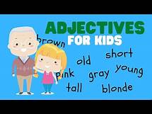 Video thumbnail for Adjectives for Kids | What is an adjective? | Learn all about adjectives! | Grades 1-3