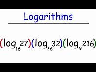 Video thumbnail for Logarithms