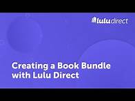 Video thumbnail for How to Create a Book Bundle with Lulu | Tutorial
