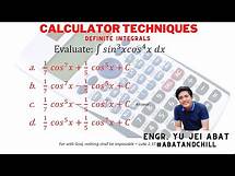 Video thumbnail for Calculator Techniques in Integrals (Definite) | Engr. Yu Jei Abat | #AbatAndChill