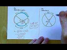Video thumbnail for Geometry - Big Ideas 10.5 - Angle Relationships in Circles