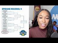 Video thumbnail for March Madness women's bracket predictions, 3 weeks from Selection Sunday