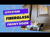Video thumbnail for Gel staining a fiberglass door