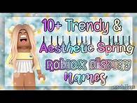 Video thumbnail for Top 10+ Trending and Aesthetic Spring Roblox Display Names | Hannah Plays