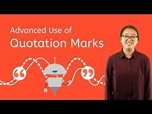 Video thumbnail for Advanced Use of Quotation Marks - Language Skills for Kids!