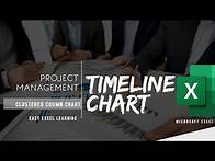 Video thumbnail for Excel Timeline Chart: Milestone & Task Project TimeLine