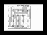 Video thumbnail for Creating Word Search Puzzles from Your Web Browser