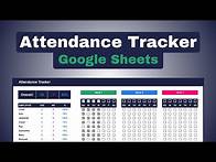 Video thumbnail for How to Build an Attendance Tracker in Google Sheets