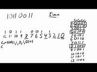 Video thumbnail for Calculating SECDED Codewords