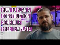 Video thumbnail for How to Plan a Construction Schedule: Template | TeamGantt