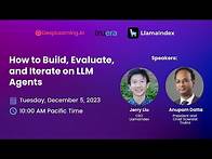 Video thumbnail for How to Build, Evaluate, and Iterate on LLM Agents