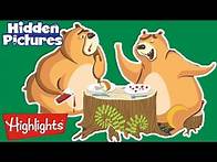 Video thumbnail for BEAR PICNIC | Hidden Pictures Puzzles | Kids Videos | Highlights