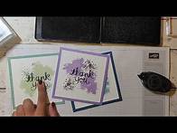 Video thumbnail for Quick & Easy Thank you Cards using Stampin'Up Supplies