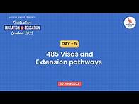 Video thumbnail for 485 Visas and Extension pathways | Aussizz Group