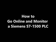 Video thumbnail for How to Go Online and Monitor Your Program with a Siemens S7-1500 PLC