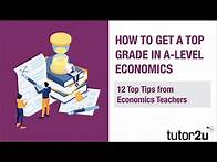 Video thumbnail for How to Get a Top Grade in A Level Economics | AQA Edexcel OCR eduqas