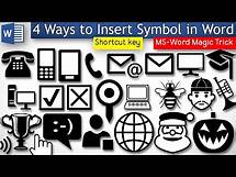 Video thumbnail for 4 Different Ways to Insert Symbol in Word Using Shortcut Key