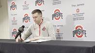 Video thumbnail for Video: Ohio State coach Jake Diebler after a loss to Michigan State