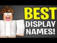 Video thumbnail for TOP 50 BEST DISPLAY NAMES For Roblox | Roblox DISPLAY NAMES