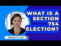 Video thumbnail for What Is a Section 754 Election? - CountyOffice.org