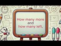 Video thumbnail for Key Words in Subtraction Word Problems | Fun Kids Song