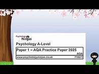 Video thumbnail for AQA Predicted Paper 2025 Paper 1
