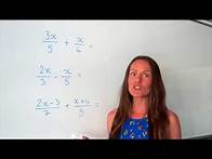 Video thumbnail for The Maths Prof: Algebraic Fractions (adding & subtracting)