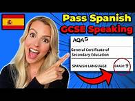Video thumbnail for How to ACE your Spanish Speaking GCSE exam - TOP TIPS