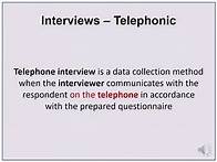 Video thumbnail for Interviews: Data Collection in Qualitative Research