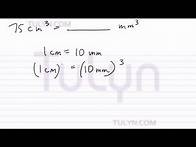 Video thumbnail for conversion of metric units cubic centimeter to cubic millimeter