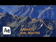 Video thumbnail for Create DYNAMIC 3D Routes | Google Earth Studio + After Effects 2023